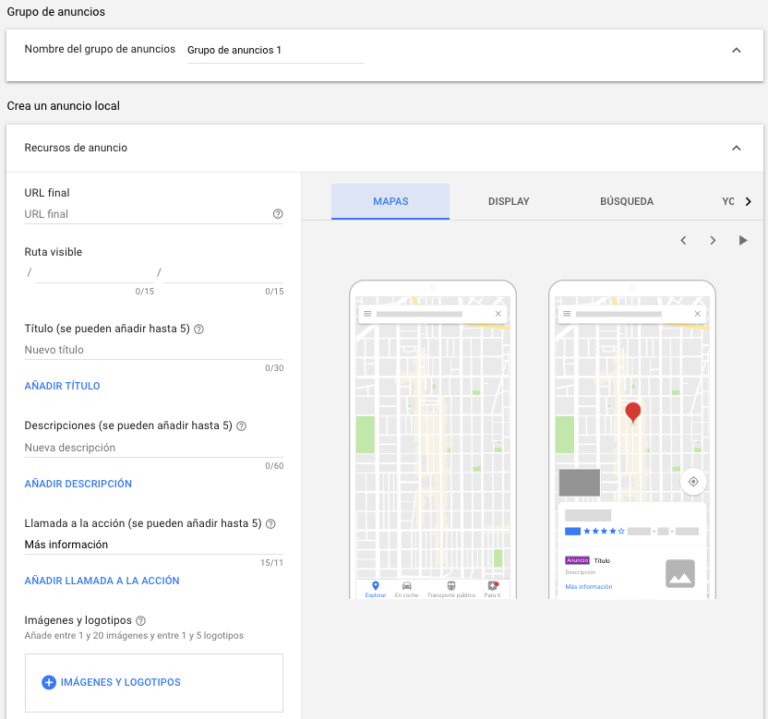 Anuncios locales google my business