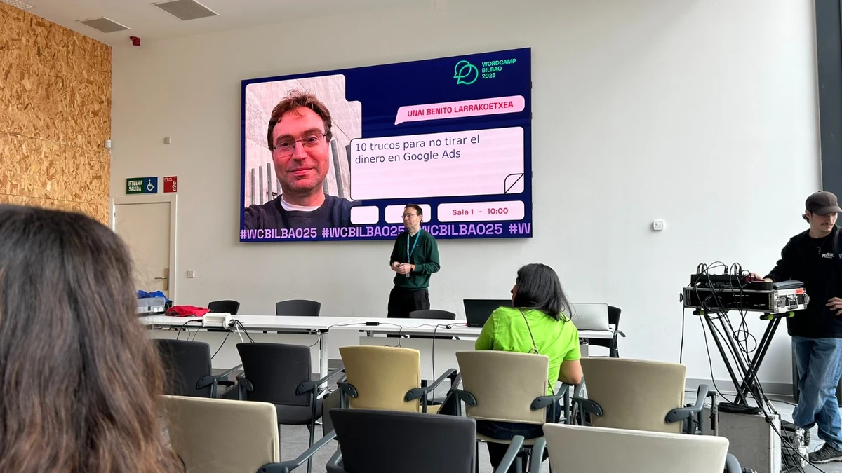 Unai Benito en WordCamp Bilbao 2025